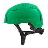 Milwaukee 48-73-1306 BOLT Green Safety Helmet (USA) - Type 2, Class C, Vented - 7