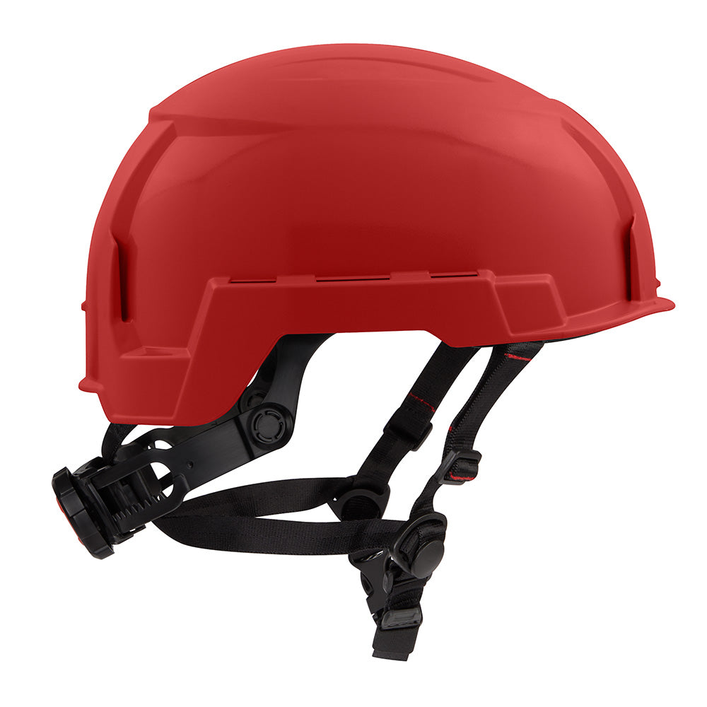 Milwaukee 48-73-1309 BOLT Red Safety Helmet (USA) - Type 2, Class E, Non-Vented - 6