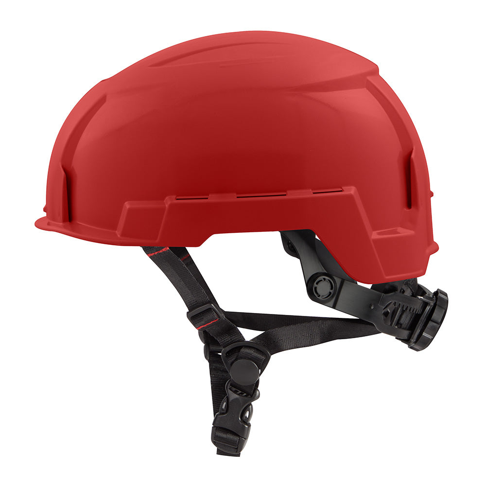 Milwaukee 48-73-1309 BOLT Red Safety Helmet (USA) - Type 2, Class E, Non-Vented - 7