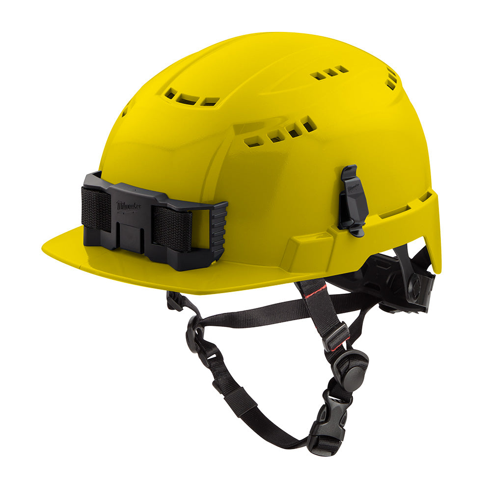 Milwaukee 48-73-1322 BOLT Yellow Front Brim Safety Helmet (USA) - Type 2, Class C, Vented - 3