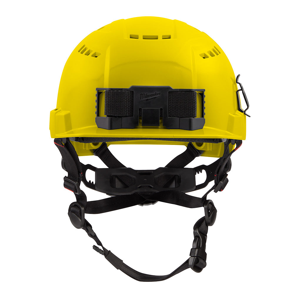 Milwaukee 48-73-1322 BOLT Yellow Front Brim Safety Helmet (USA) - Type 2, Class C, Vented - 4