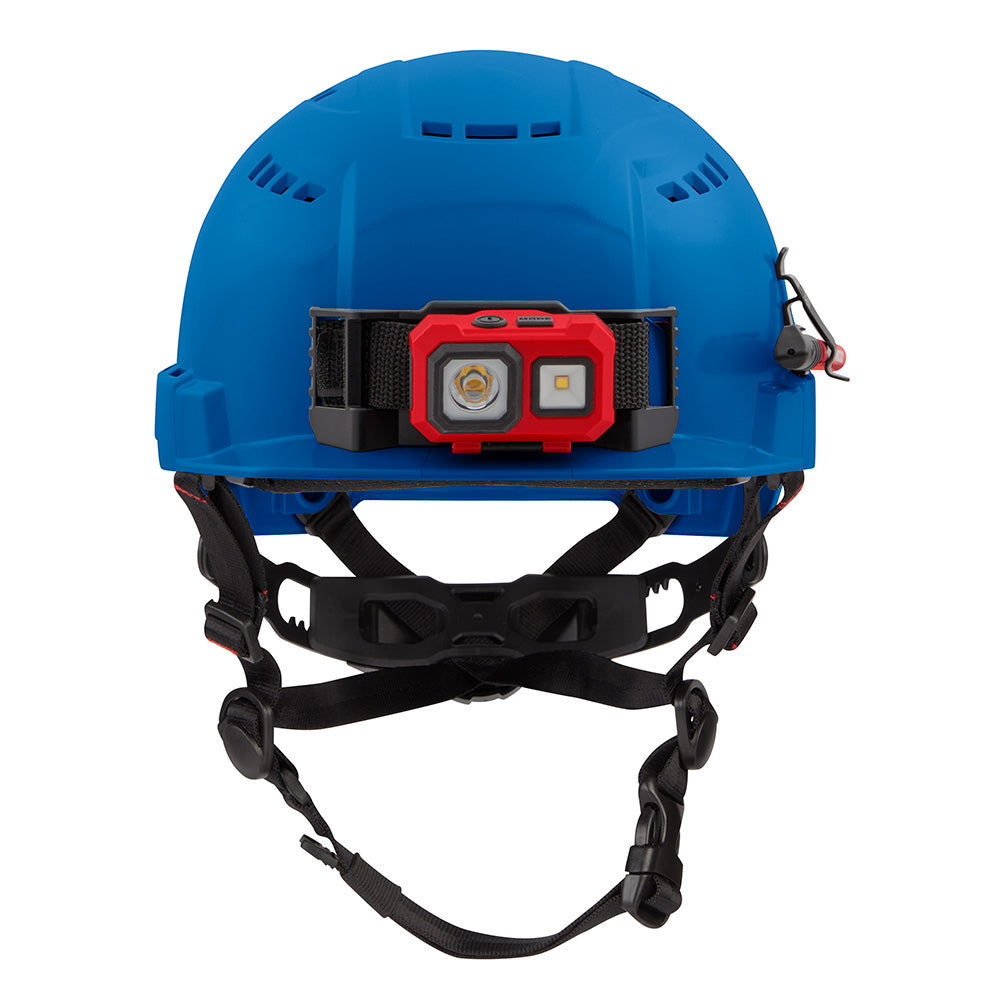 Milwaukee 48-73-1324 BOLT Blue Front Brim Safety Helmet (USA) - Type 2, Class C, Vented - 2