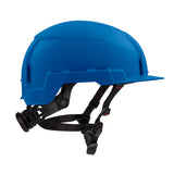 Milwaukee 48-73-1325 BOLT Blue Front Brim Safety Helmet (USA) - Type 2, Class E, Non-Vented - 6