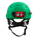 Milwaukee 48-73-1326 BOLT Green Front Brim Safety Helmet (USA) - Type 2, Class C, Vented - 2