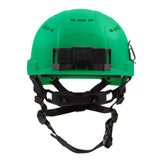 Milwaukee 48-73-1326 BOLT Green Front Brim Safety Helmet (USA) - Type 2, Class C, Vented - 4