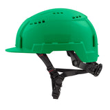 Milwaukee 48-73-1326 BOLT Green Front Brim Safety Helmet (USA) - Type 2, Class C, Vented - 7