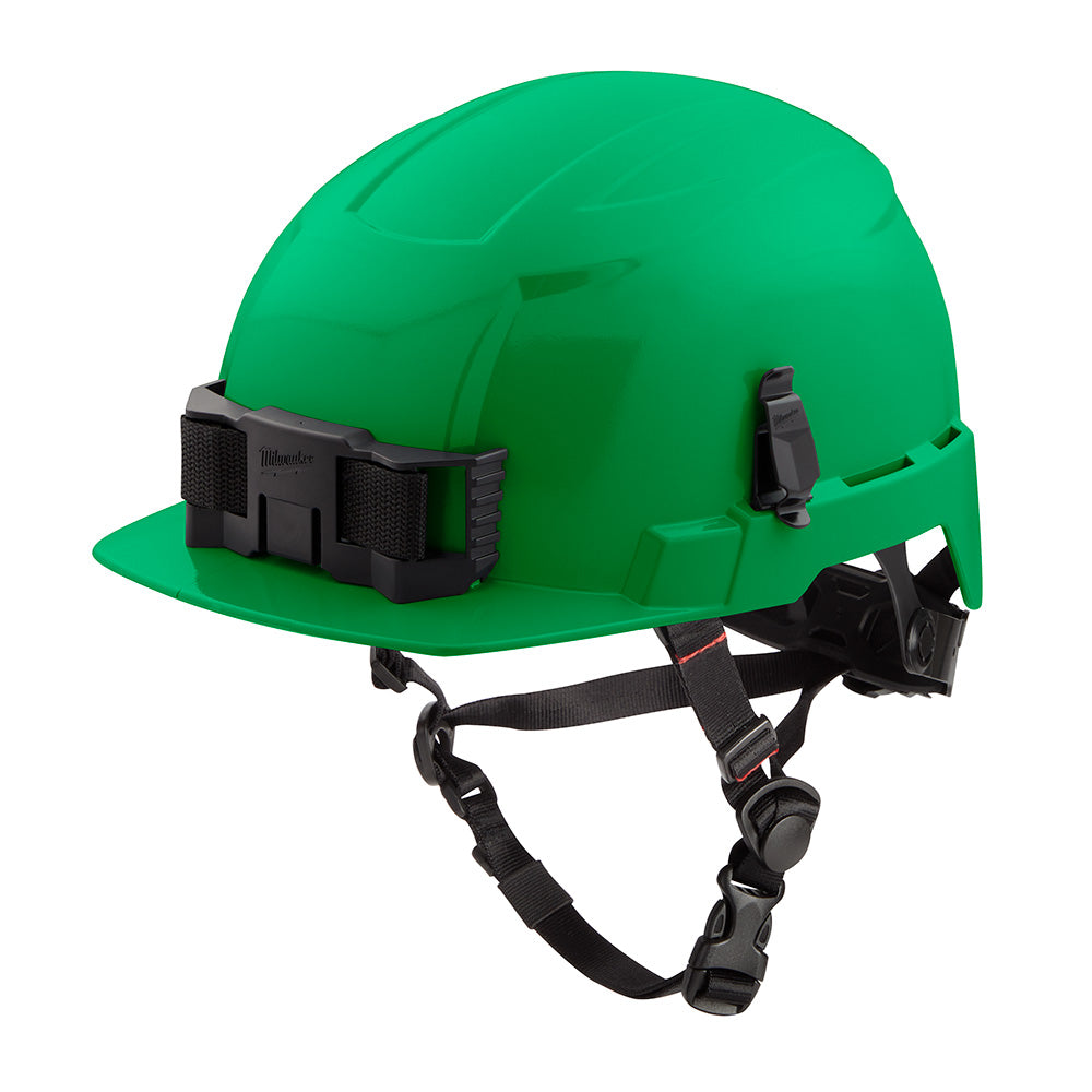 Milwaukee 48-73-1327 BOLT Green Front Brim Safety Helmet (USA) - Type 2, Class E, Non-Vented - 3