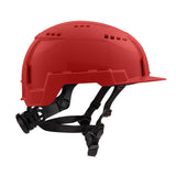 Milwaukee 48-73-1328 BOLT Red Front Brim Safety Helmet (USA) - Type 2, Class C, Vented - 6