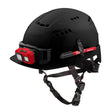 Milwaukee 48-73-1330 BOLT Black Front Brim Safety Helmet (USA) - Type 2, Class C, Vented