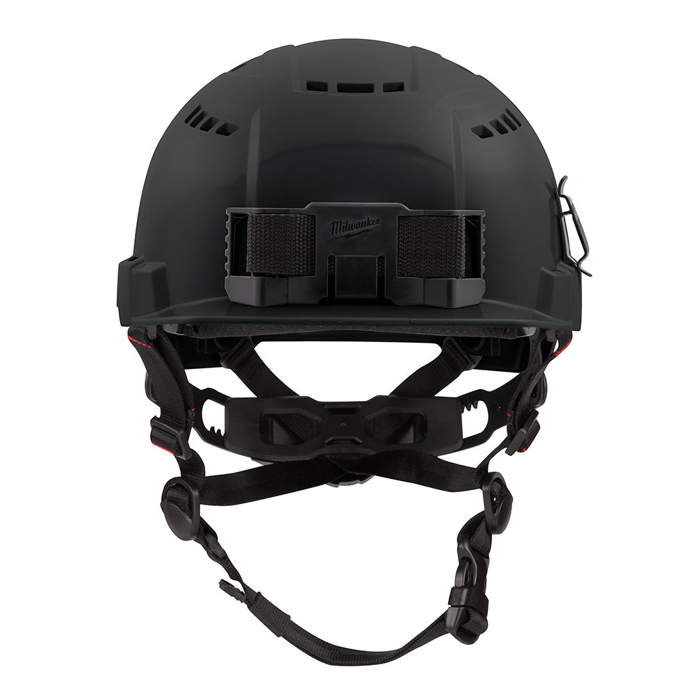 Milwaukee 48-73-1330 BOLT Black Front Brim Safety Helmet (USA) - Type 2, Class C, Vented - 4