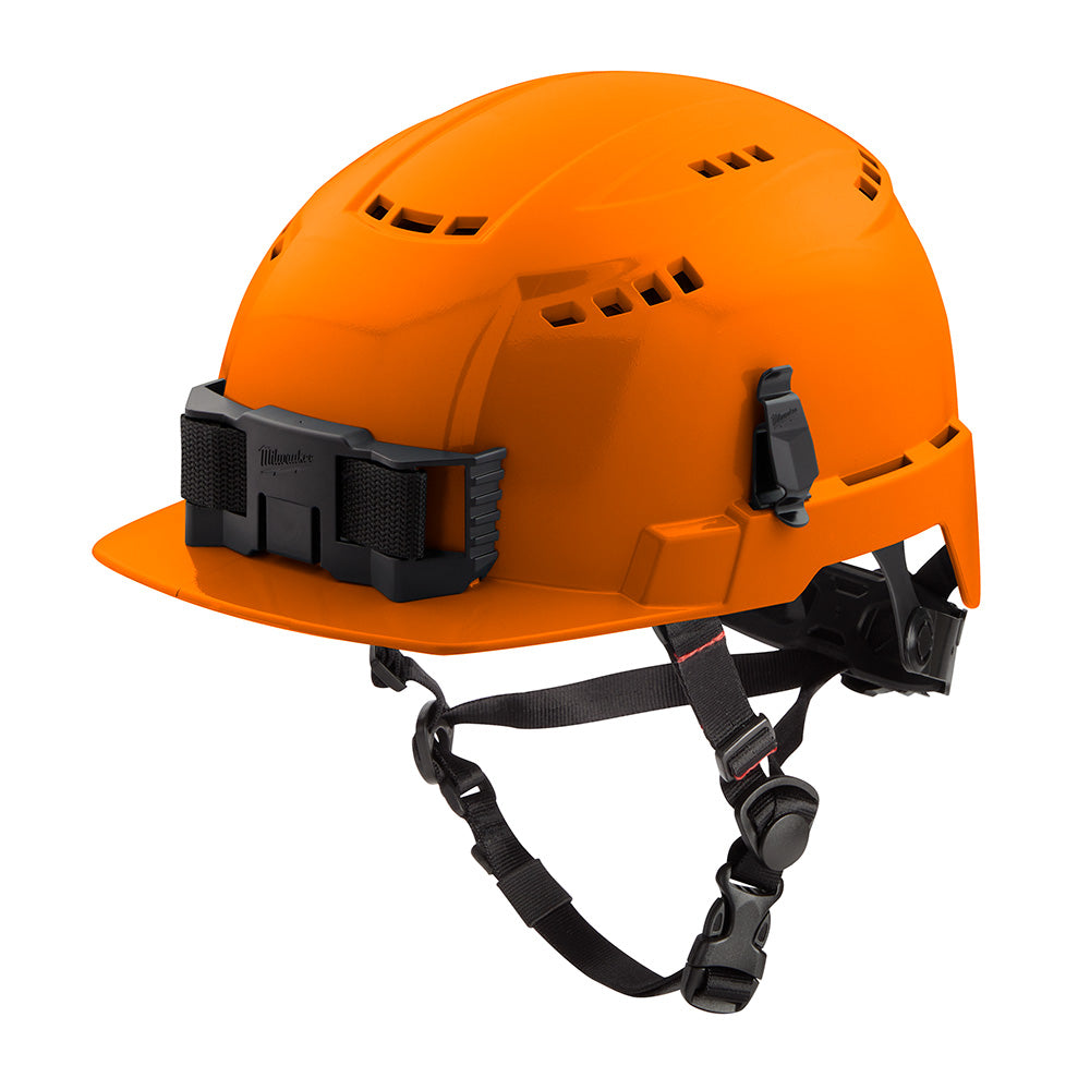 Milwaukee 48-73-1332 BOLT Orange Front Brim Safety Helmet (USA) - Type 2, Class C, Vented - 3