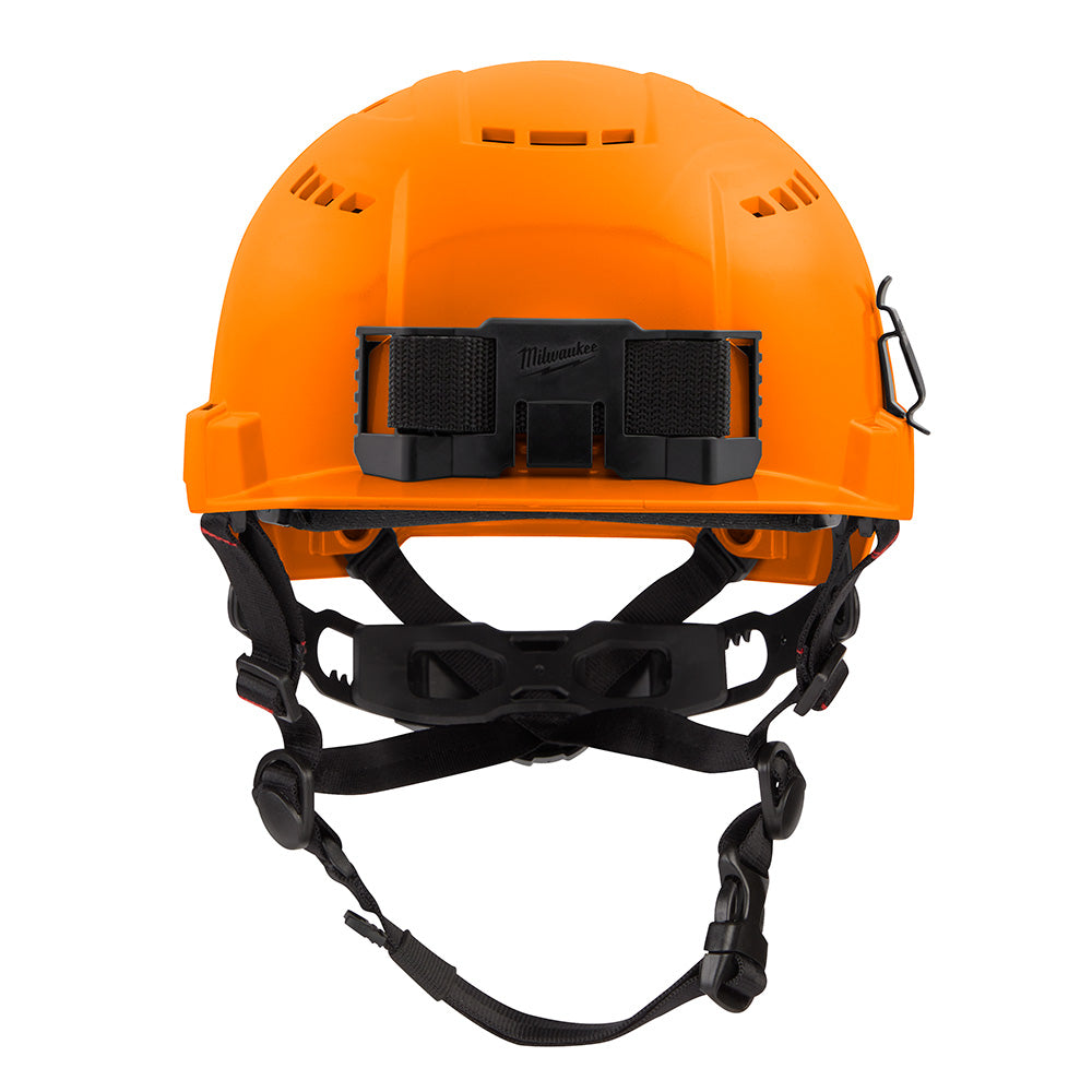 Milwaukee 48-73-1332 BOLT Orange Front Brim Safety Helmet (USA) - Type 2, Class C, Vented - 4