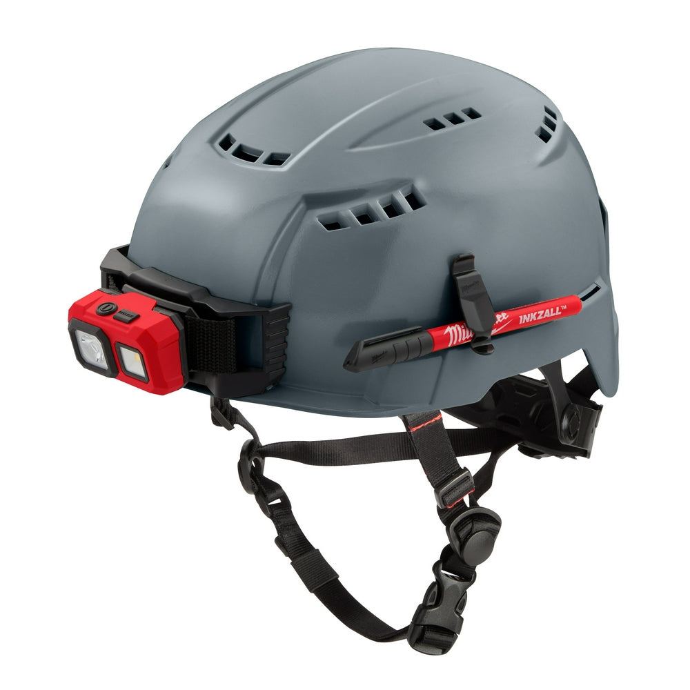 Milwaukee 48-73-1334 BOLT Gray Safety Helmet (USA) - Type 2, Class C, Vented - 10