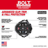 Milwaukee 48-73-1351 BOLT White Safety Helmet with IMPACT ARMOR Liner (USA) - Type 2, Class E - 4