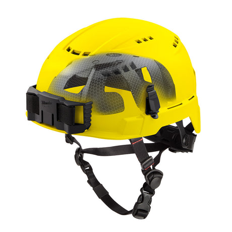 Milwaukee 48-73-1352 BOLT Yellow Vented Safety Helmet with IMPACT ARMOR Liner (USA) - Type 2, Class C