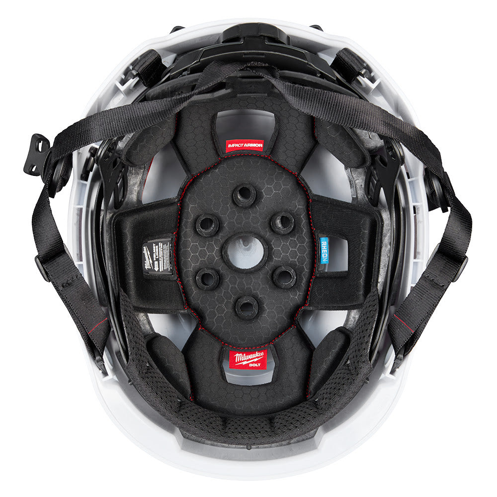 Milwaukee 48-73-1361 BOLT Black Safety Helmet with IMPACT ARMOR Liner (USA) - Type 2, Class E - 12