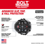 Milwaukee 48-73-1367 BOLT Yellow Front Brim Safety Helmet with IMPACT ARMOR Liner (USA) - Type 2, Class E - 4