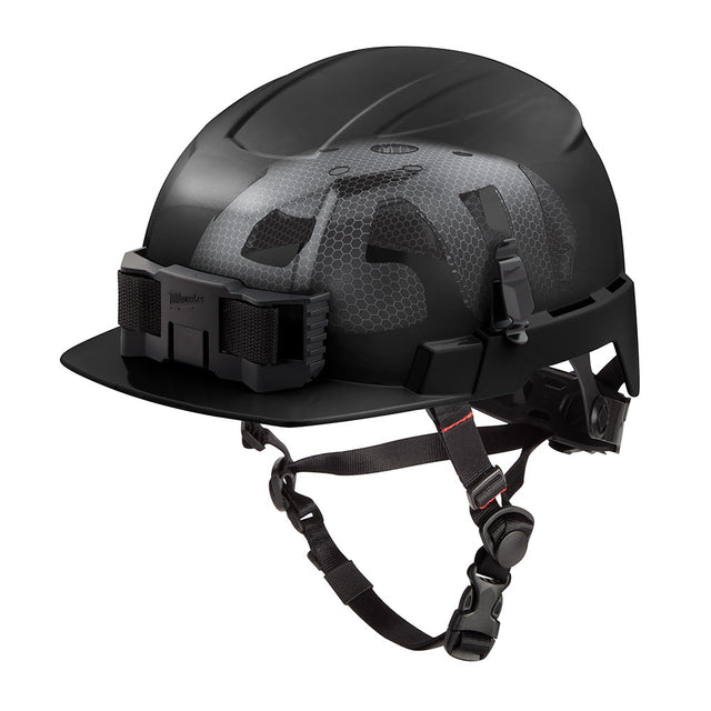 Milwaukee 48-73-1375 BOLT Black Front Brim Safety Helmet with IMPACT ARMOR Liner (USA) - Type 2, Class E