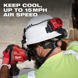 Milwaukee 48-73-1385 BOLT REDLITHIUM USB Cooling Fan for Safety Helmets and Hard Hats - 8