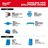 Milwaukee 48-73-1385 BOLT REDLITHIUM USB Cooling Fan for Safety Helmets and Hard Hats - 24