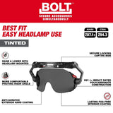 Milwaukee 48-73-1415 BOLT Eye Visor - Tinted Dual Coat Lens (Compatible with Milwaukee Safety Helmets & Hard Hats) - 8