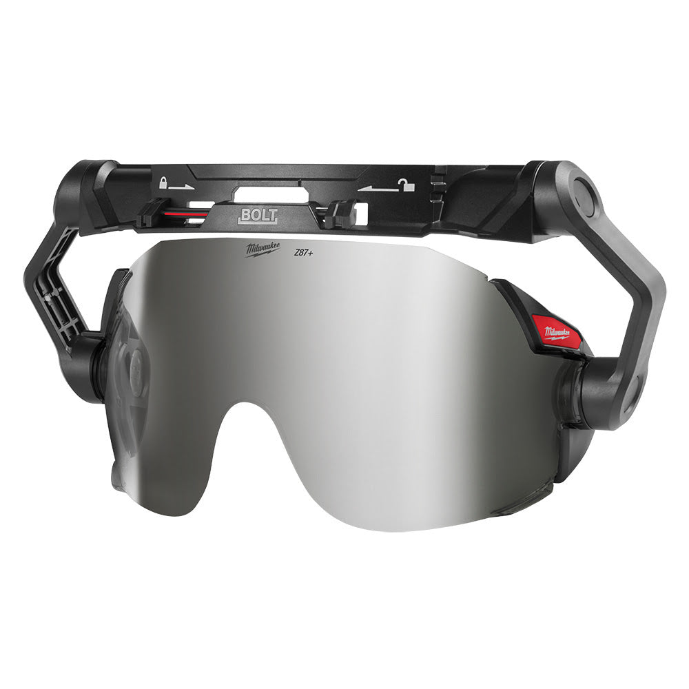 Milwaukee 48-73-1419 BOLT Eye Visor - Mirrored Dual Coat Lens (Compatible with Milwaukee BOLT Safety Helmets & BOLT Hard Hats) - 12