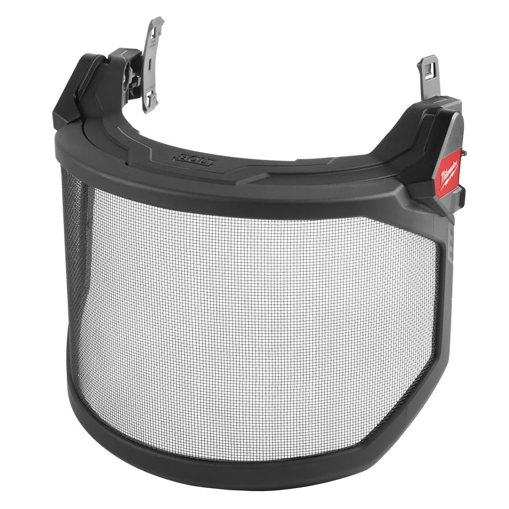 Milwaukee 48-73-1430 BOLT Full Face Shield - Metal Mesh (Compatible with Milwaukee Safety Helmets & Hard Hats) - 2