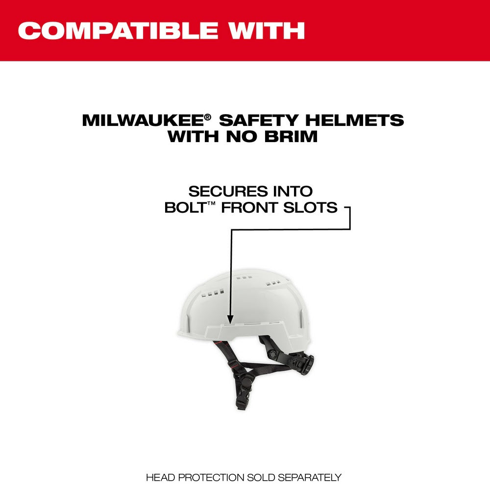 Milwaukee 48-73-1431 BOLT Full Face Shield - Metal Mesh (Compatible with Milwaukee Safety Helmet [No Brim]) - 4