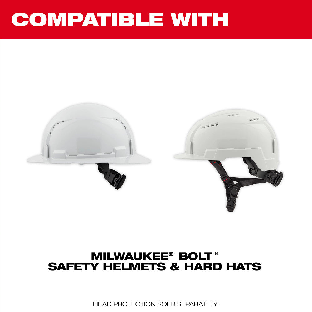 Milwaukee 48-73-1460 BOLT Task Full Face Shield - Clear Uncoated Lens (Compatible with Milwaukee BOLT Safety Helmets & BOLT Hard Hats) - 2