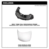 Milwaukee 48-73-1460 BOLT Task Full Face Shield - Clear Uncoated Lens (Compatible with Milwaukee BOLT Safety Helmets & BOLT Hard Hats) - 4