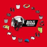 Milwaukee 48-73-1460 BOLT Task Full Face Shield - Clear Uncoated Lens (Compatible with Milwaukee BOLT Safety Helmets & BOLT Hard Hats) - 7