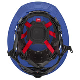 Milwaukee 48-73-1654 BOLT Blue Full Brim Vented Safety Helmet – Type 2, Class C - 2