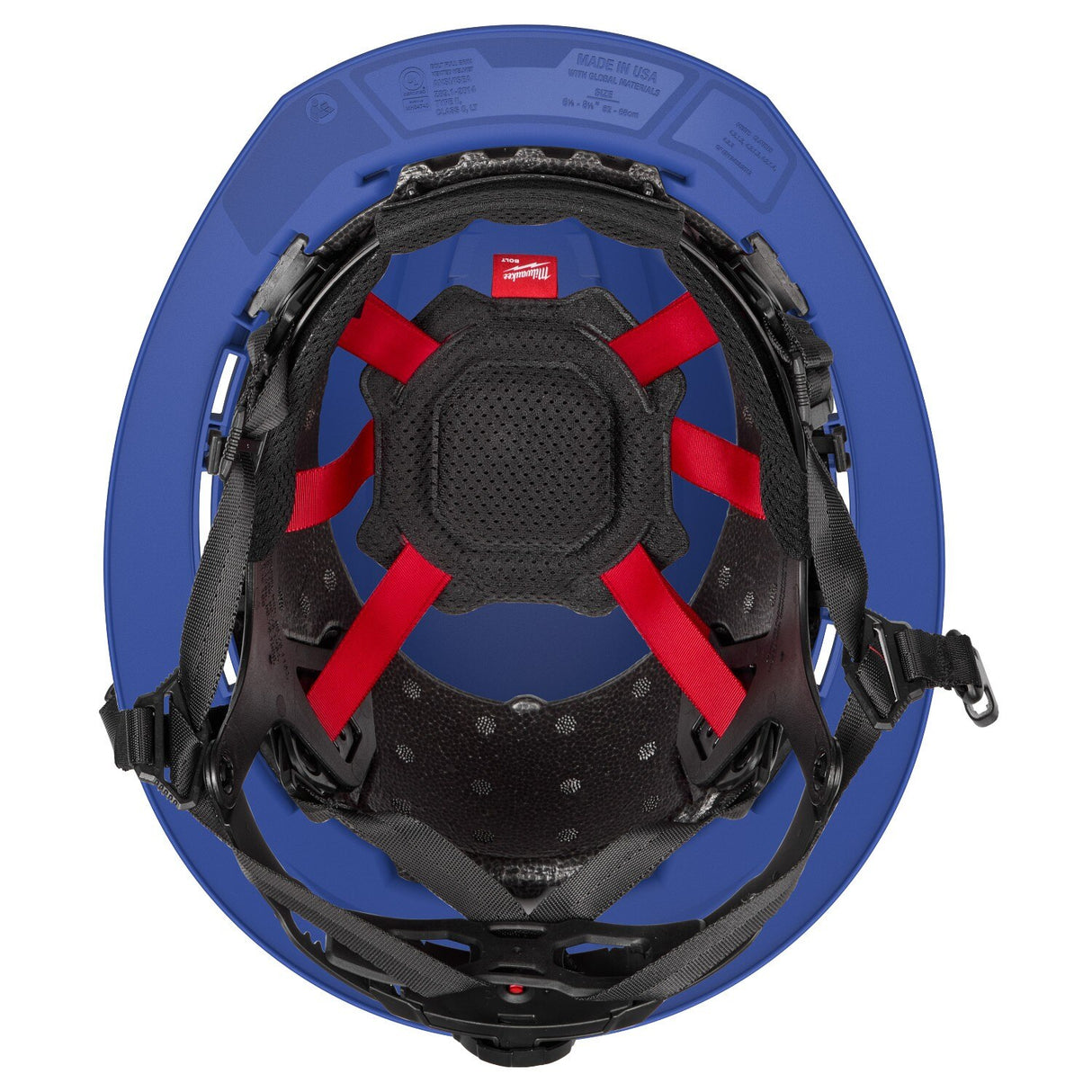 Milwaukee 48-73-1655 BOLT Blue Full Brim Safety Helmet – Type 2, Class E - 2