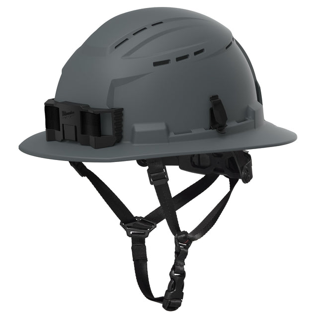 Milwaukee 48-73-1664 BOLT Gray Full Brim Vented Safety Helmet – Type 2, Class C