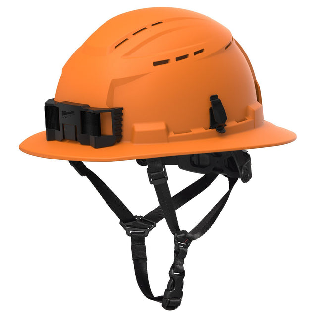 Milwaukee 48-73-1688 BOLT Orange Full Brim Vented Safety Helmet – Type 2, Class C