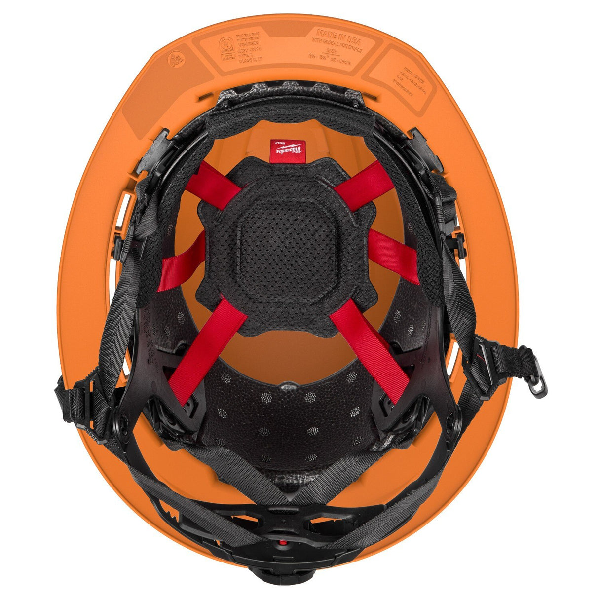 Milwaukee 48-73-1688 BOLT Orange Full Brim Vented Safety Helmet – Type 2, Class C - 2