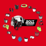 Milwaukee 48-73-1689 BOLT Orange Full Brim Non-Vented Safety Helmet – Type 2, Class E - 13