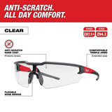 Milwaukee 48-73-2010 Clear Safety Glasses Anti-Scratch Lenses - 2