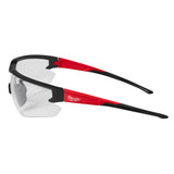 Milwaukee 48-73-2019 Safety Glasses - Clear Mirrored Anti-Scratch Lenses - 6