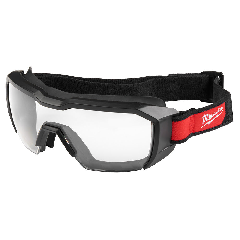 Milwaukee 48-73-2060 Vented Low-Profile Goggles - Clear Dual Coat Lens - 6