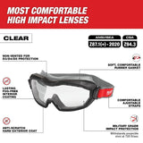 Milwaukee 48-73-2065 Non-Vented Goggles - Clear Dual Coat Lens - 2