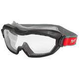 Milwaukee 48-73-2065 Non-Vented Goggles - Clear Dual Coat Lens - 6