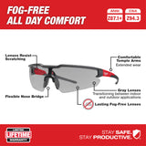 Milwaukee 48-73-2108 Safety Glasses - Gray Fog-Free Lenses - 2