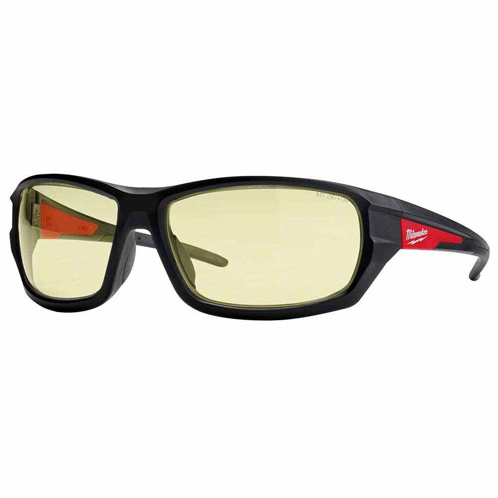 Milwaukee 48-73-2121 Performance Safety Glasses - Yellow Fog-Free Lenses (Polybag)