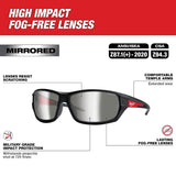 Milwaukee 48-73-2129 Mirrored Performance Safety Glasses - Fog-Free Lenses - 2