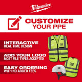 Milwaukee 48-73-2253 Class 2 High Visibility Yellow Mesh One Pocket Safety Vest - 2X/3X (CSA) - 2