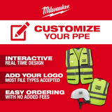 Milwaukee 48-73-2254 Class 2 High Visibility Yellow Mesh One Pocket Safety Vest - 4X/5X (CSA) - 2