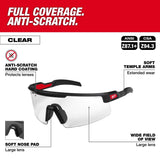 Milwaukee 48-73-2505 Wrap Around Safety Glasses with Clear Anti-Scratch Lenses - 2