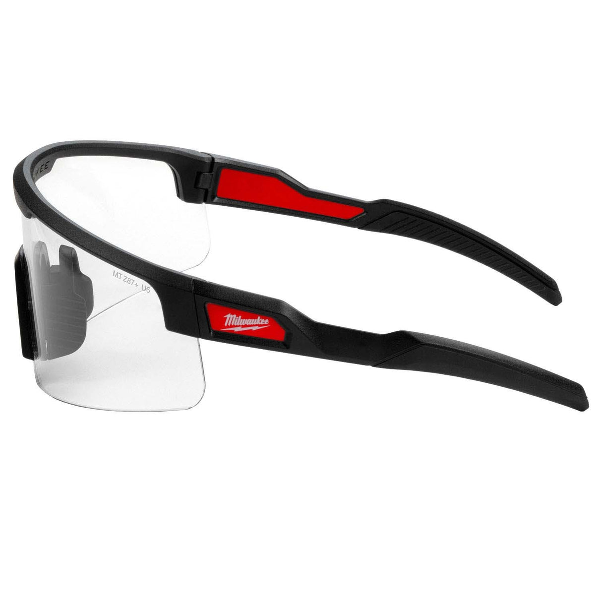 Milwaukee 48-73-2505 Wrap Around Safety Glasses with Clear Anti-Scratch Lenses - 4