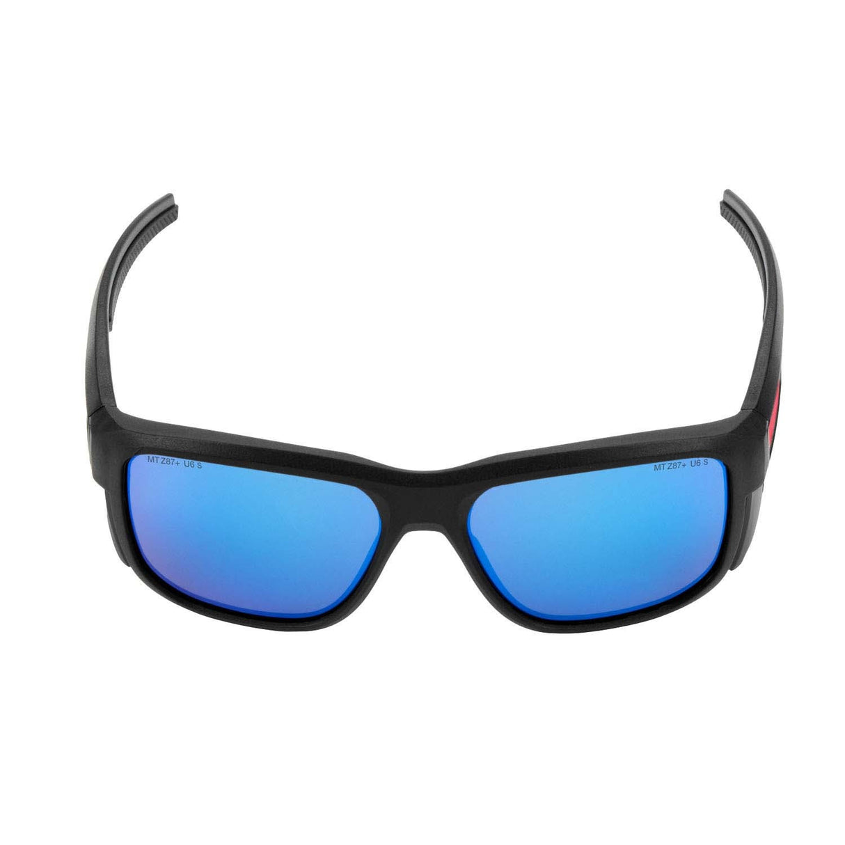 Milwaukee 48-73-2510 Full Frame Safety Glasses with Removable Side Shields Blue Mirrored Anti-Scratch Lenses - 5